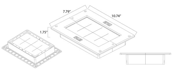6"x9" Rectangular Grommet - Image 3